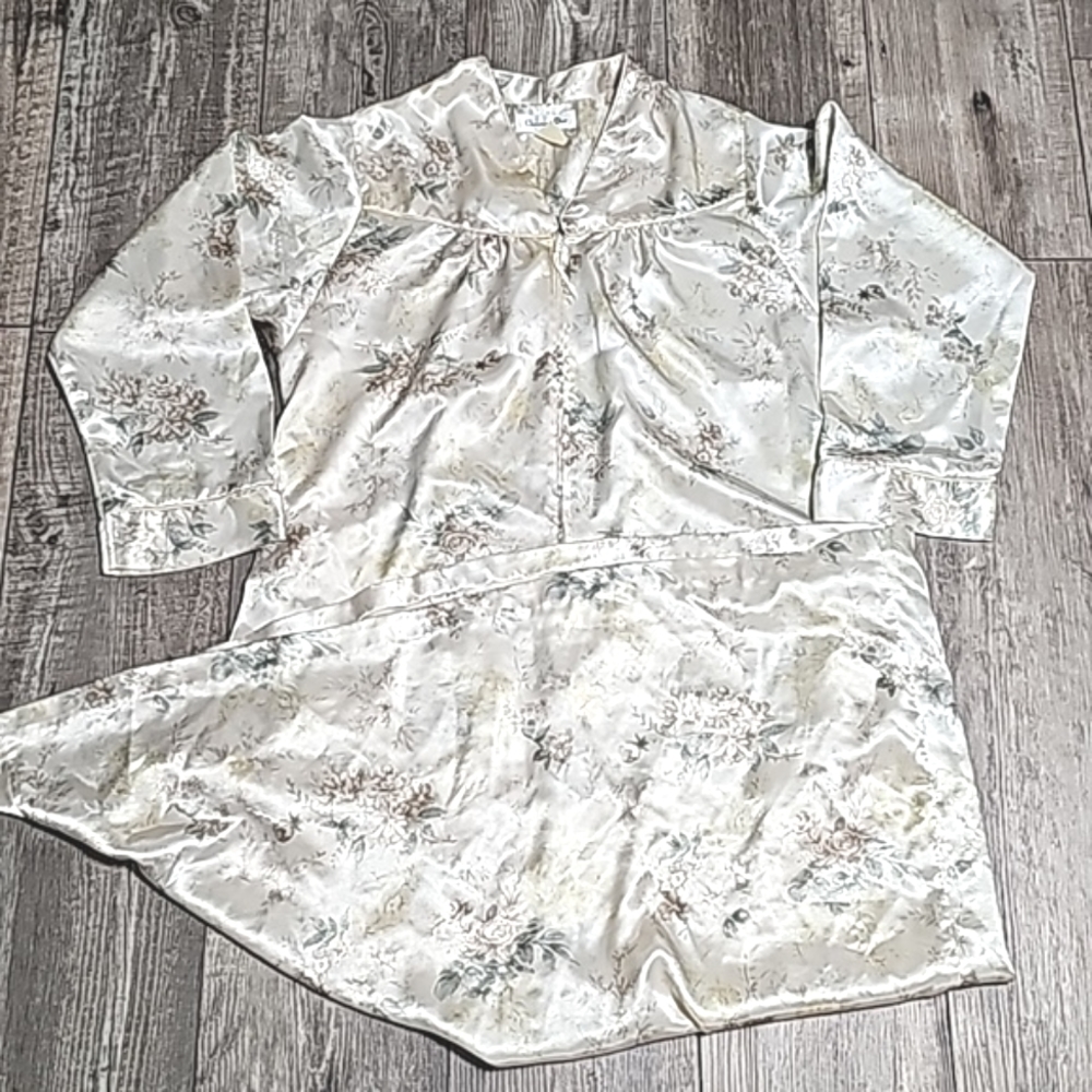 Christian Dior Vintage Sleep Coat Pajama